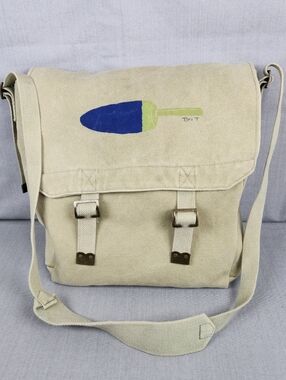 Crossbody Bag By Alternative Apparel Tori T Cotton Canvas Commuter